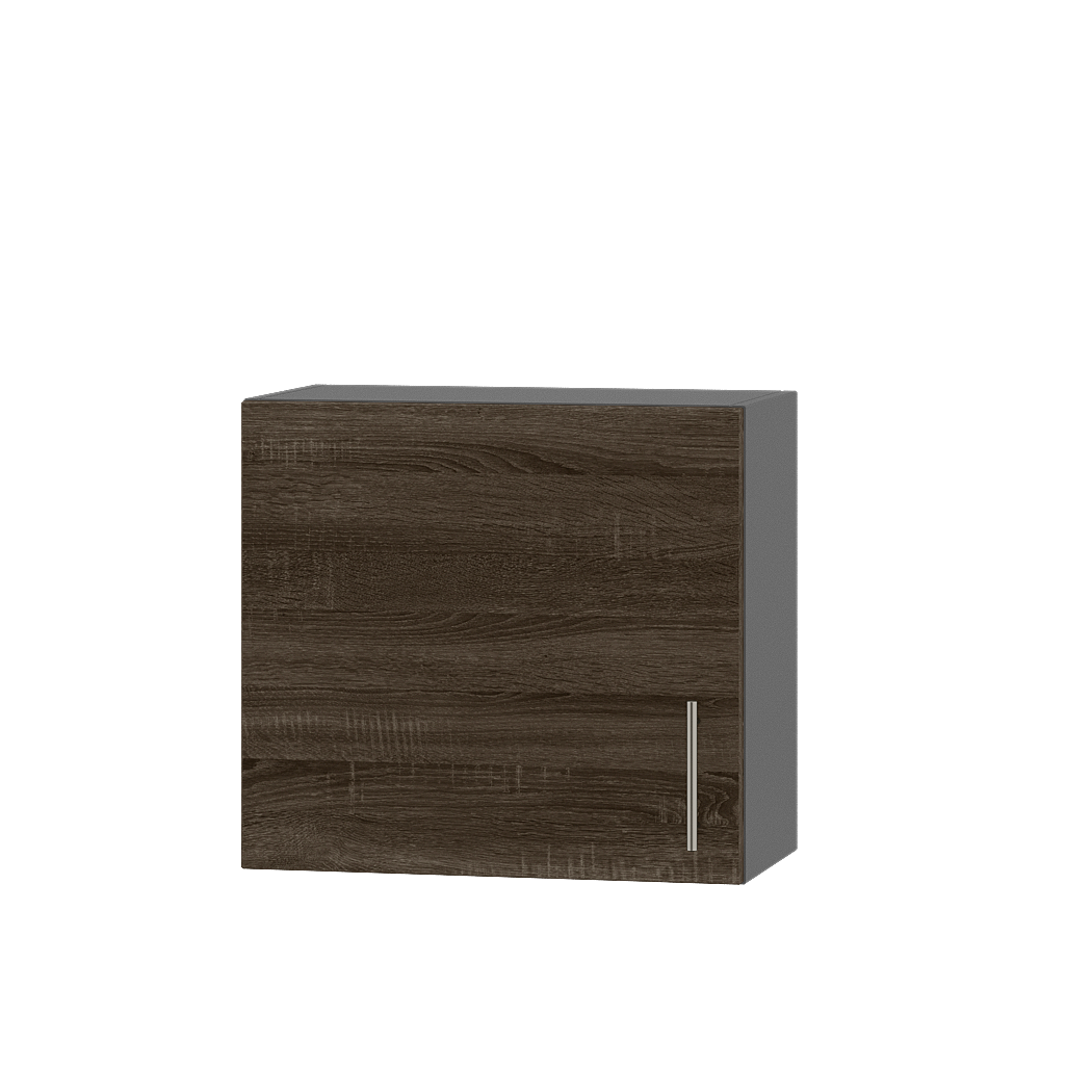 Шкаф верхний Эверест Оптима модуль Верх для сушки посуды В22-600 60х30х56 см Дуб Сонома Трюфель/Антрацит (08606)