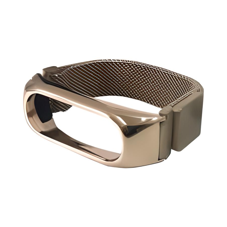 Ремешок для фитнес браслета Xiaomi Mi Band 3 4 Milanese Loop Gold