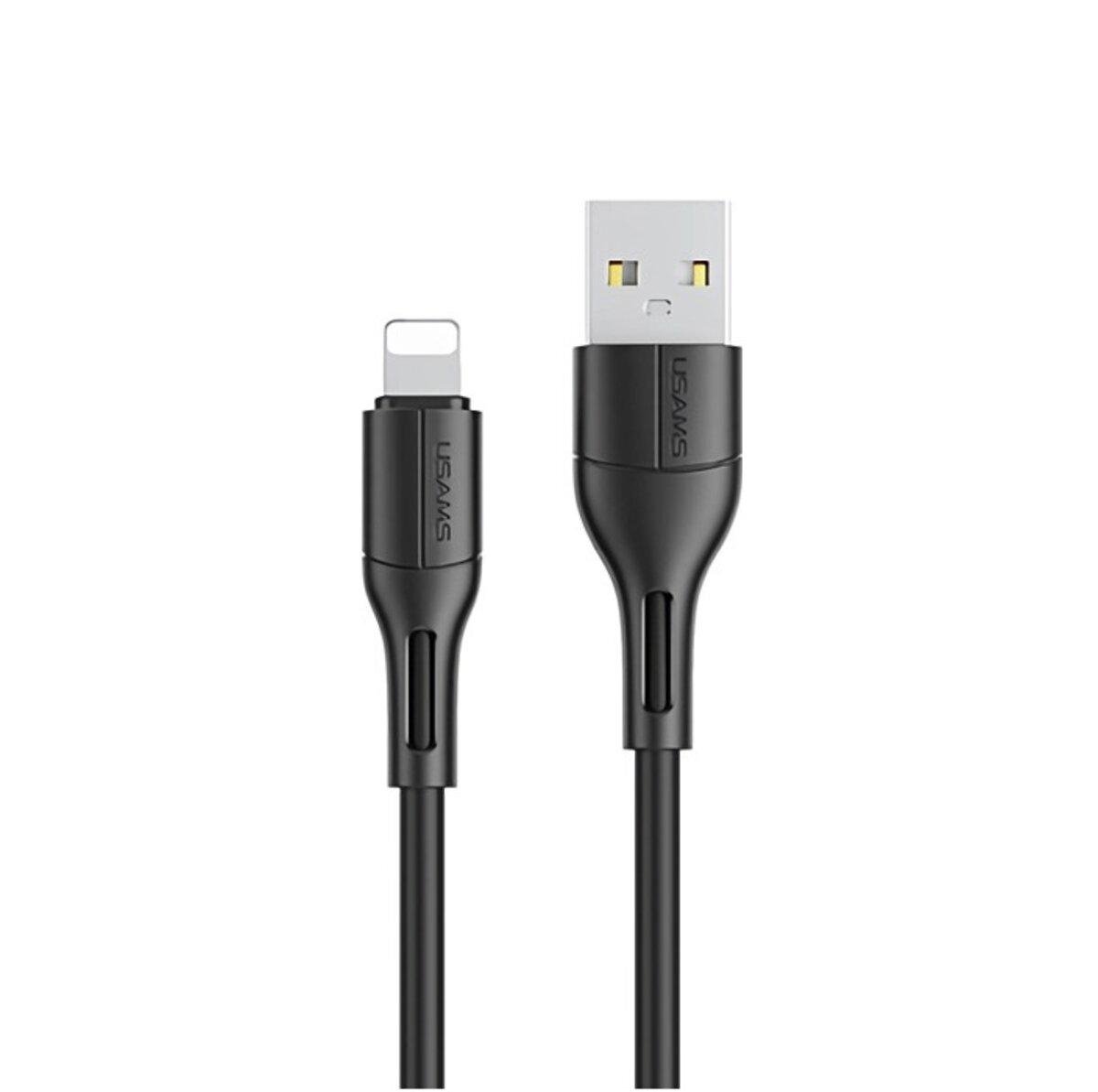 Кабель Usams Charge OTG US-SJ500 U68 USB to Lightning 2 A 1 м Black (SJ500USB01)