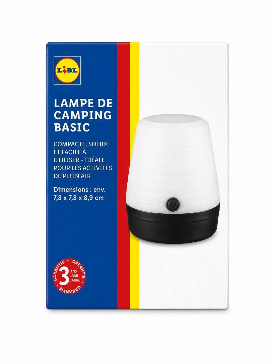 Лампа туристическая Lidl BASIC LED 3 режима/на батарейках
