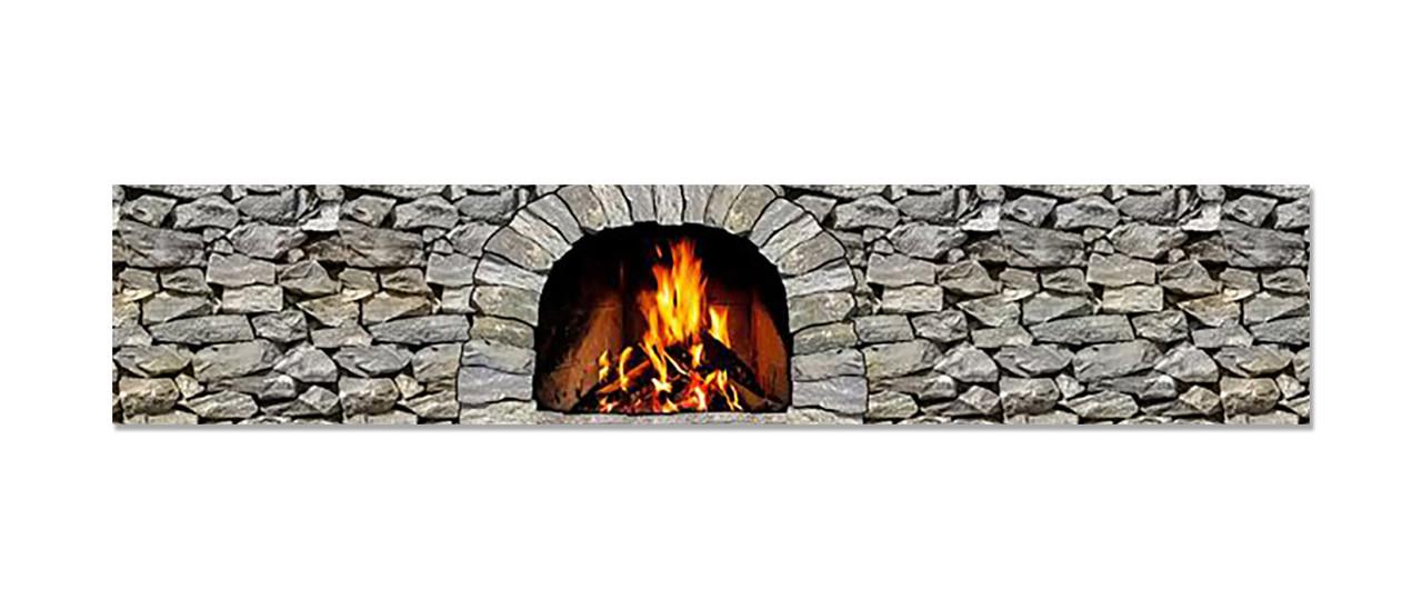 Наклейка виниловая на кухню Zatarga Очаг 600х3000 мм (1289777149)
