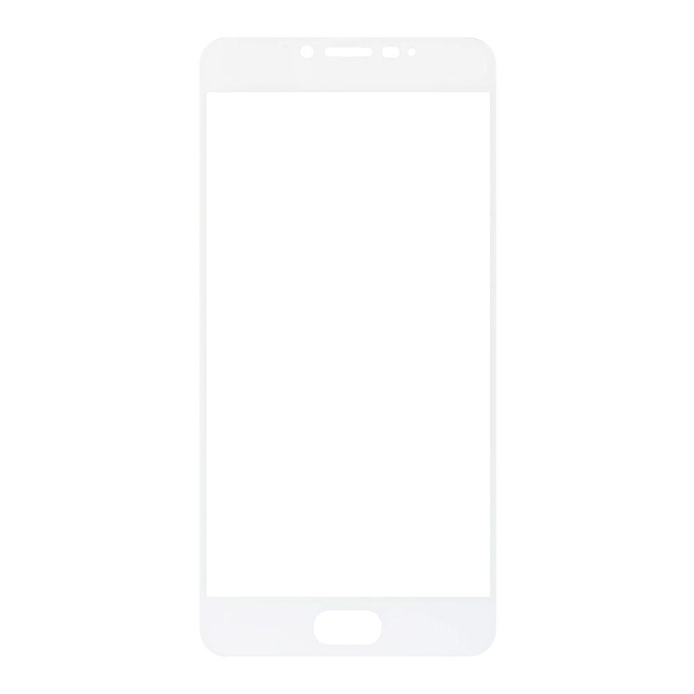 Захисне скло для MEIZU U20 0,3 мм 2.5D із Silk Screen покриттям Білий (42410-0616) - фото 2