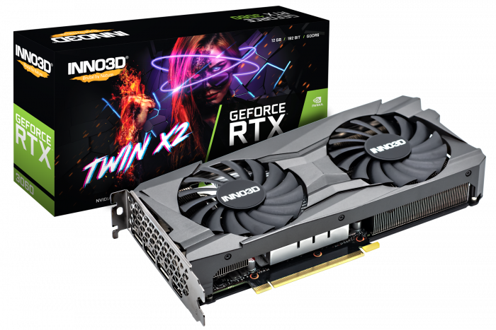 Відеокарта Inno3D GEFORCE RTX 3060 8GB TWIN X2 OC (N30602-08D6X-11902130)