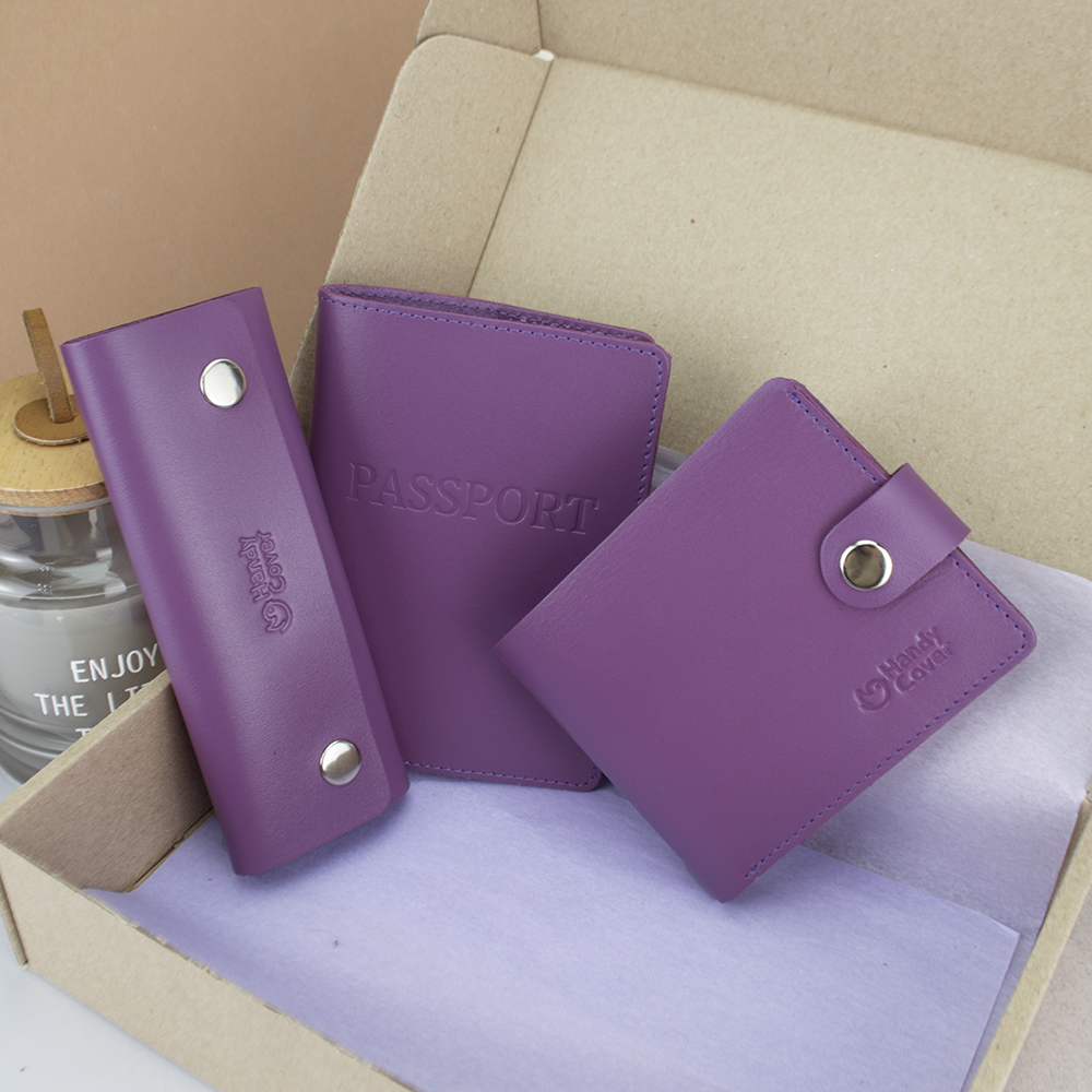 Подарочный женский набор №62 3 предмета Фуксия