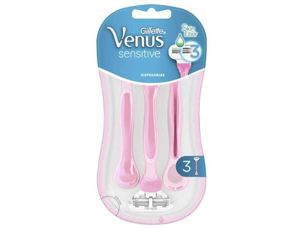 Бритвы одноразовые GILLETTE Venus Smooth Sensitive 3 шт. (600934)