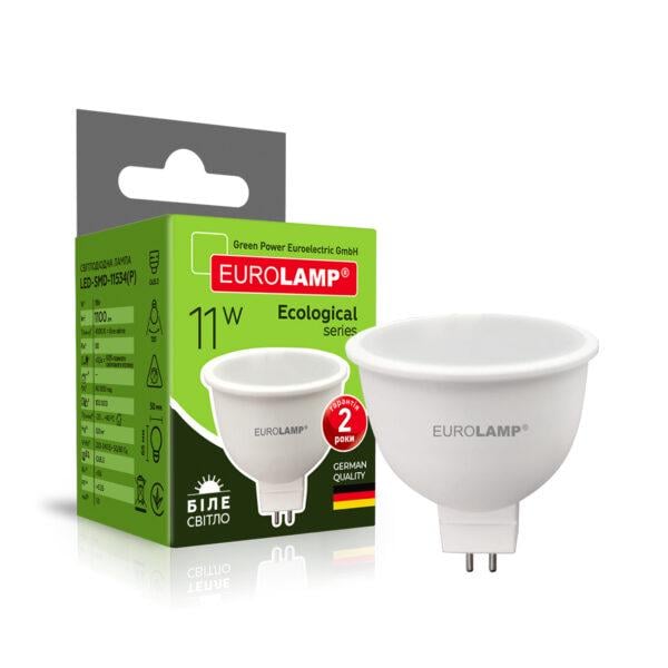 Лампа LED точечная Eurolamp MR16-11W-GU5.3-4000K (LED-SMD-11534(P))