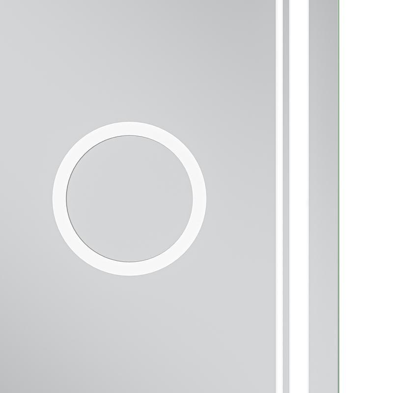 Дзеркало MIXXUS Premium QUADRO MR20-120x80 LED Touch/Anti-fog з димером/лінзою (MP6624) - фото 5 Дзеркало MIXXUS Premium QUADRO MR20-120x80 LED Touch/Anti-fog з димером/лінзою (MP6624) - фото 5