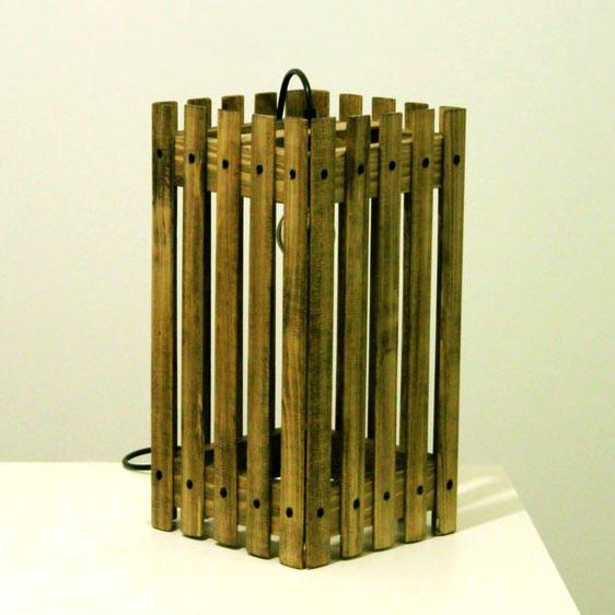 Подвесной светильник из дерева Рафаи Мускат (ЛЮС-002107)