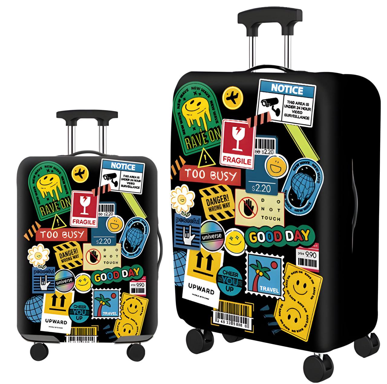 Чехол чемодан S Черный (MRA-25-13) - фото 2 Чехол чемодан S Черный (MRA-25-13) - фото 2