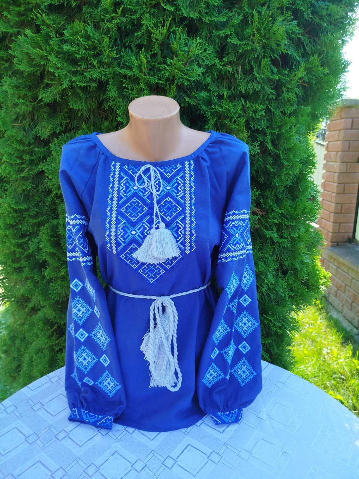 Вишиванки парні Орнамент р. 44 Синій (2117522653) - фото 5 Вишиванки парні Орнамент р. 44 Синій (2117522653) - фото 5