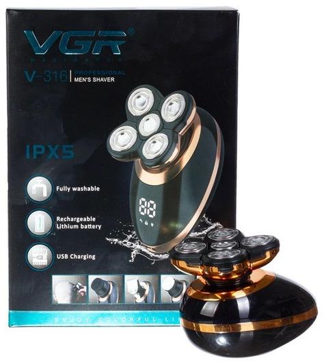 Бритва акумуляторна водонепроникна з LED дисплеєм (7898_620) - фото 4 Бритва акумуляторна водонепроникна з LED дисплеєм (7898_620) - фото 4