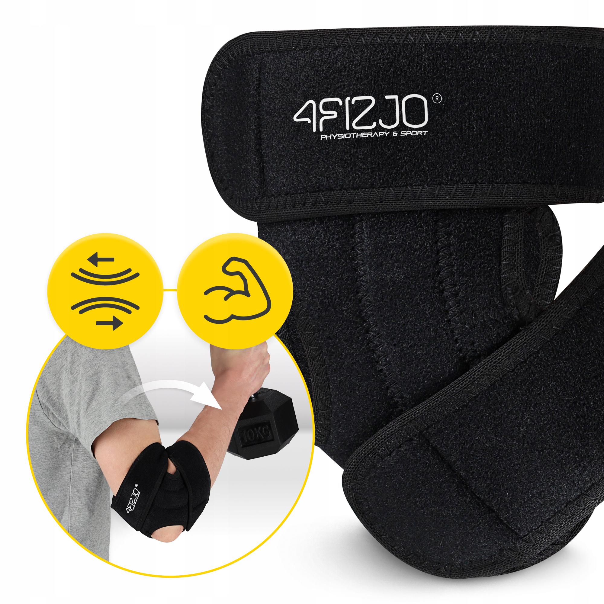 Бандаж для локтевого сустава 4fizjo MED 1 шт. универсальный Black (P-5905973407380) - фото 5 Бандаж для локтевого сустава 4fizjo MED 1 шт. универсальный Black (P-5905973407380) - фото 5