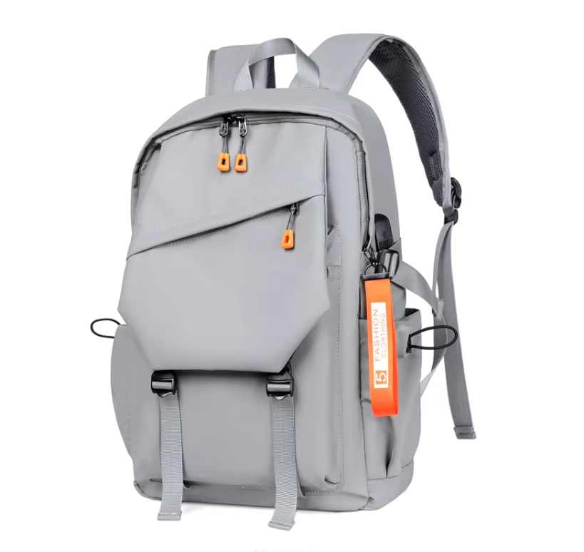 Городской рюкзак мужской мужской водоотталкивающий с USB Серый (РСГ499) Городской рюкзак мужской мужской водоотталкивающий с USB Серый (РСГ499)