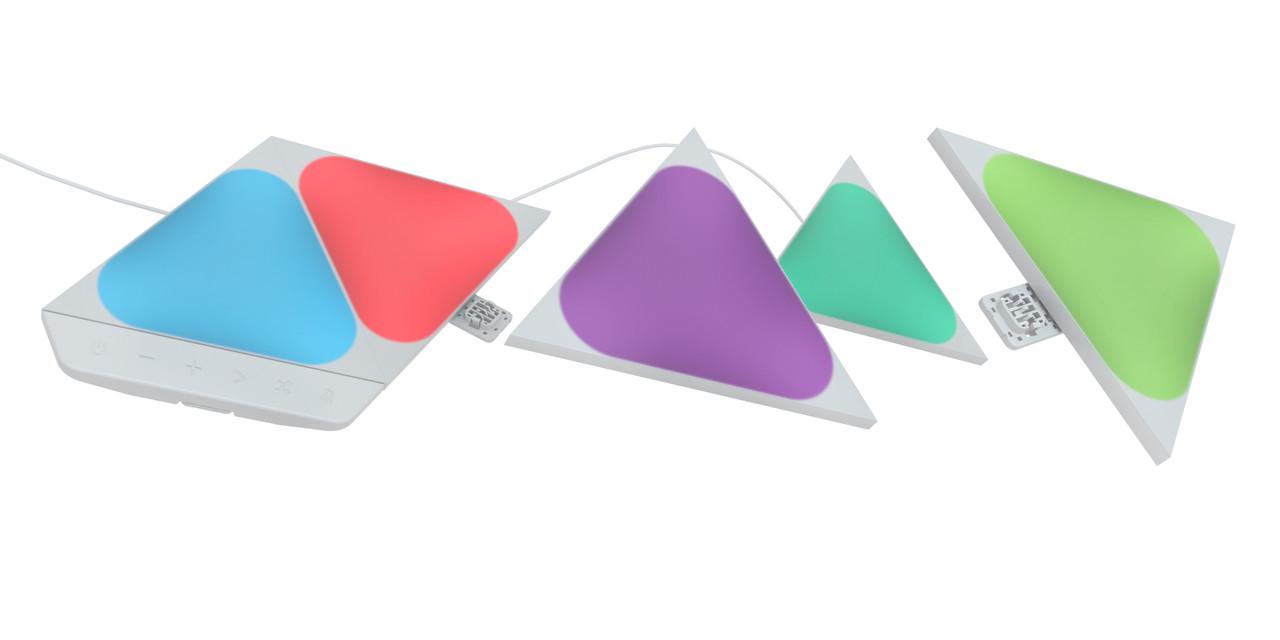 Розумна система освітлення Nanoleaf Shapes Mini Triangles Starter Kit Apple Homekit 5 шт. (1344796139) - фото 3