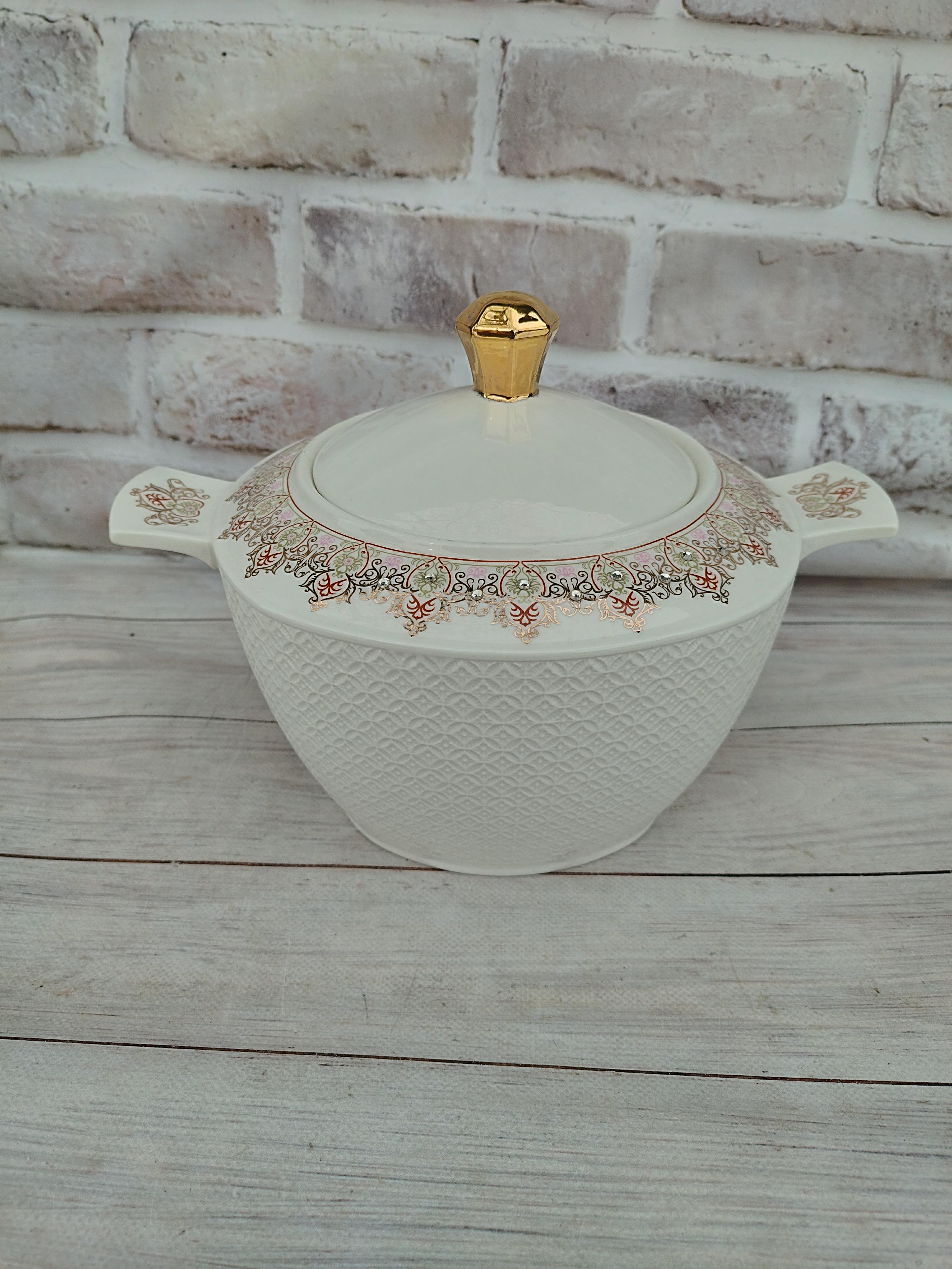 Супник SNT Анжелика фарфоровая 3,3 л Белый (4282-5)