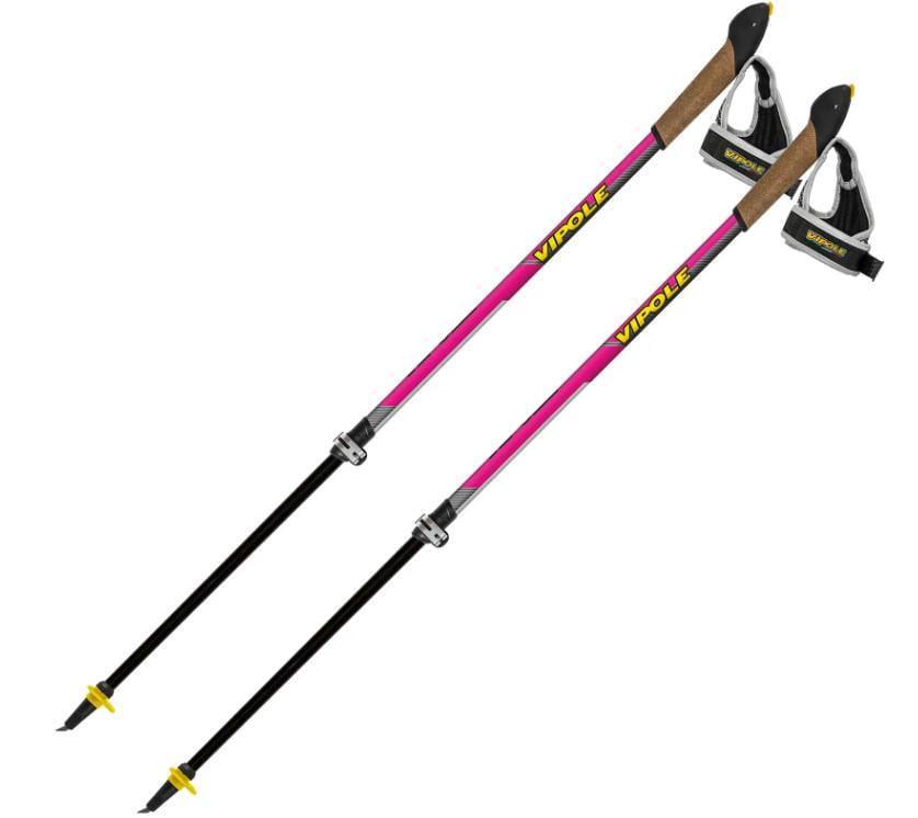 Палки для скандинавской ходьбы Vipole Instructor Vario QL DLX Violet (S20 29)