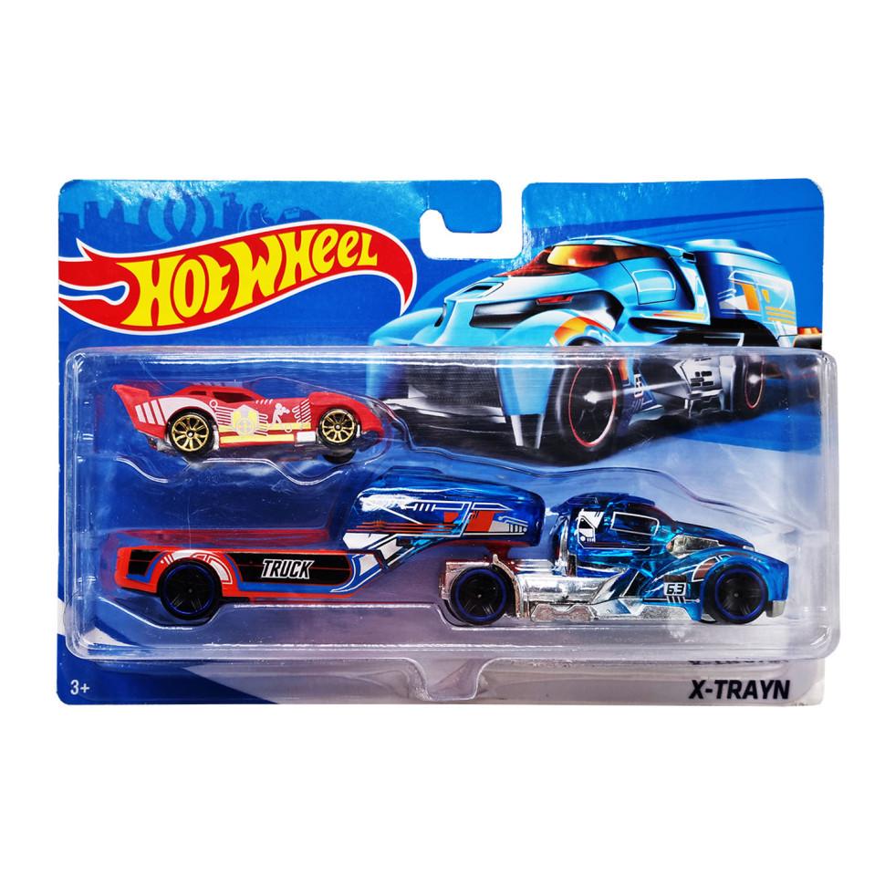 Ігровий набір машинок t k937 1 Червоний 1 з трейлером (RLT35306)