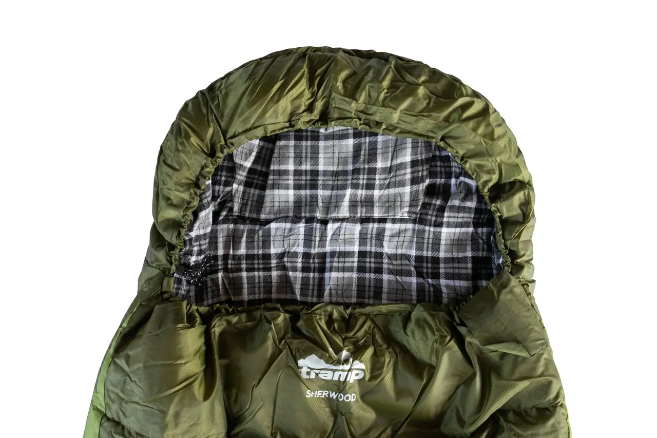 Спальный мешок Tramp Sherwood Long одеяло левое 230х100 см Dark-olive/Grey (UTRS-054L-L) - фото 3