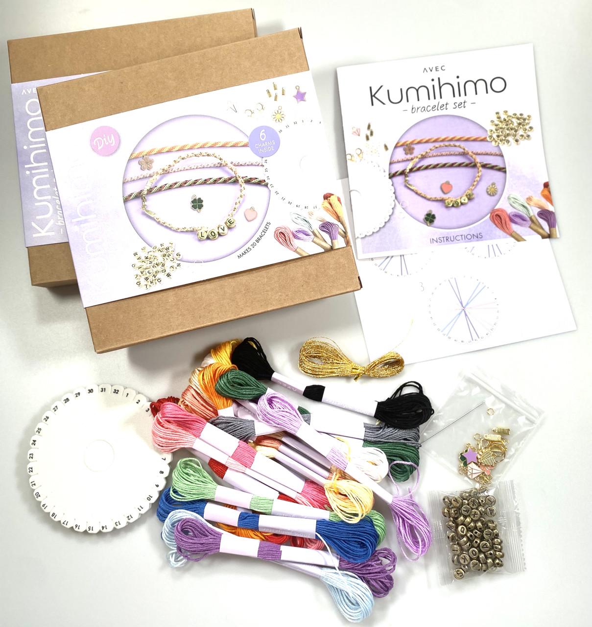 Набір для створення браслетів своїми руками Avec Kumihimo 116 предметів (2504994913)