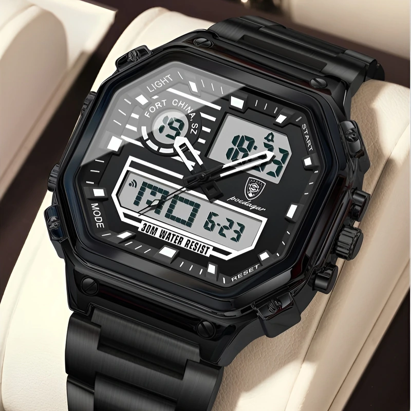 Наручний годинник Poedagar Dual Black