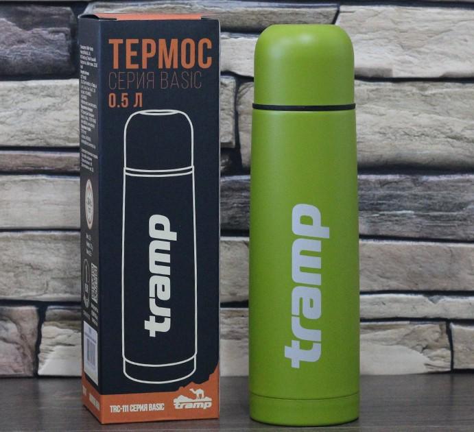 Термос Tramp Basic для напитков 7х7х24,5 см 0,5 л (TRC-111-khaki) - фото 9