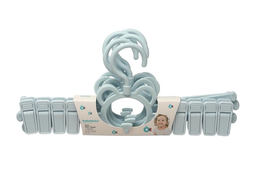 Вешалка детская с держателями Babyhood BH-725B 5 шт. Голубой (29415587)