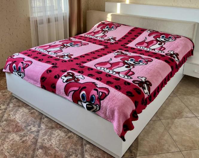 Плед UT Store PD01 Песик Рожевий (24946621)