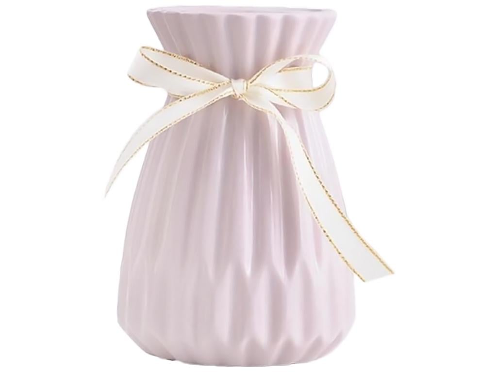 Ваза Viva Tiffany 24,5 см Розовый (MLM-6884522)