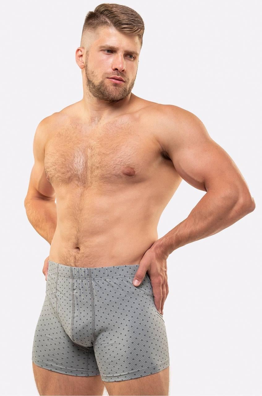 Трусы-боксеры мужские BAYKAR 2XL р. 52-54 Серый (1174-13)