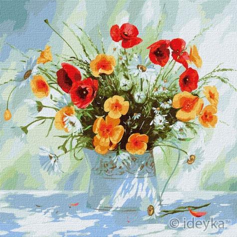 Картина за номерами Ідейка "Відтінки літа" 40х40 см (KHO3122)