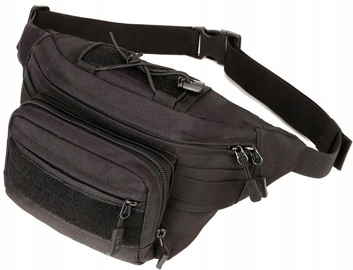 Сумка чоловіча Edibazzar на пояс Чорний (ST92AAA black)