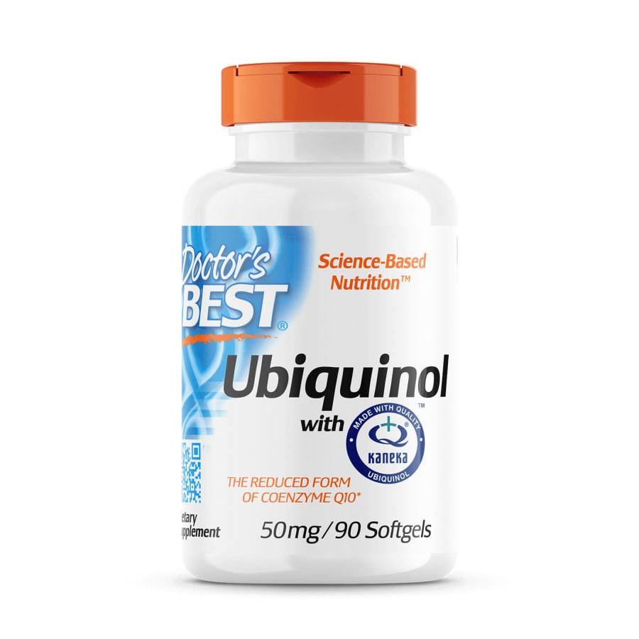 Натуральна добавка Doctor's Best Ubiquinol with Kaneka 50 мг 90 капс. (7835)