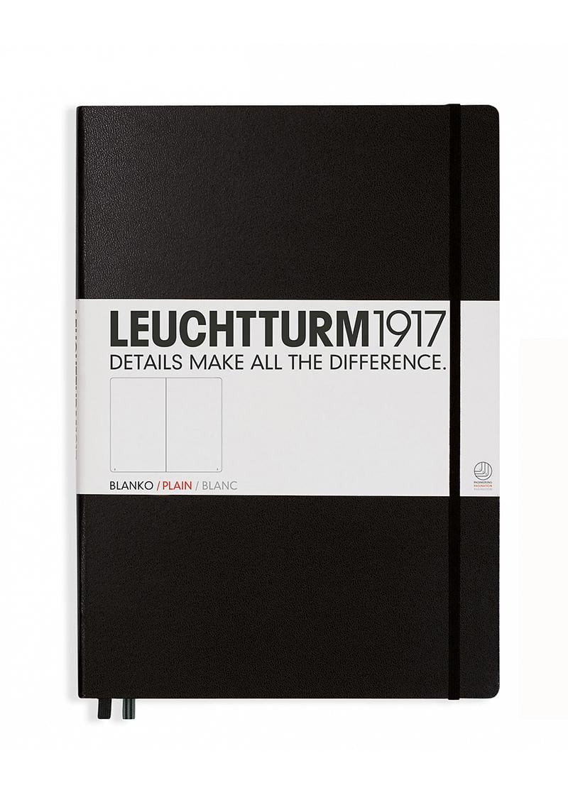 Блокнот Leuchtturm1917 Master Classic А4+ чисті листи Чорний (308227) - фото 1