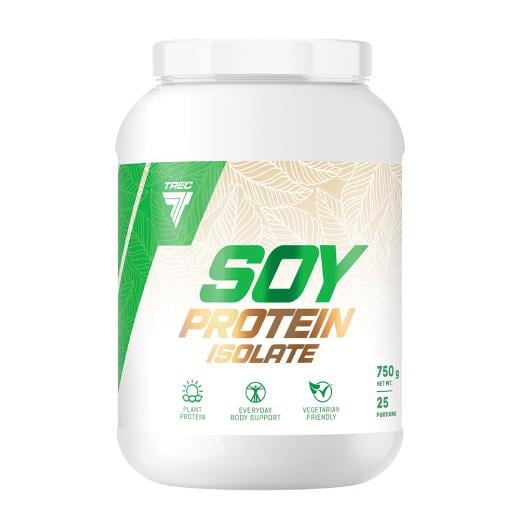 Протеин соевый веганский Trec nutrition Soy Protein Isolate 750 г Малина Протеин соевый веганский Trec nutrition Soy Protein Isolate 750 г Малина