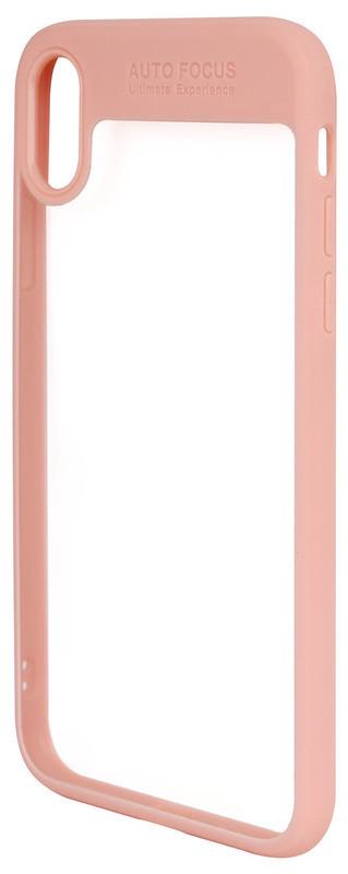 Чохол-накладка IPaky TPU Bumper + Hard Silicone Back Series for iPhone X, Pink - фото 3