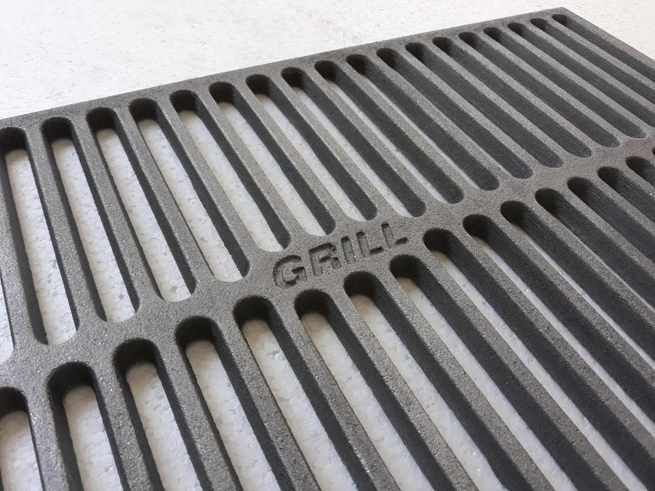 Чугунная решетка для гриля 290х540 мм - фото 2 Чугунная решетка для гриля 290х540 мм - фото 2