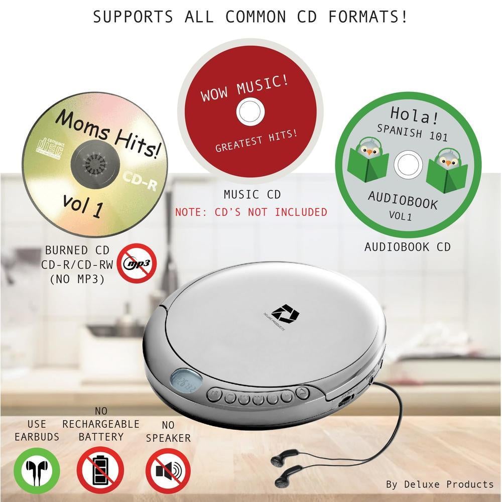 Проигрыватель-CD портативный Deluxe Products DP-PCD-001 ЖК-дисплей - фото 2 Проигрыватель-CD портативный Deluxe Products DP-PCD-001 ЖК-дисплей - фото 2