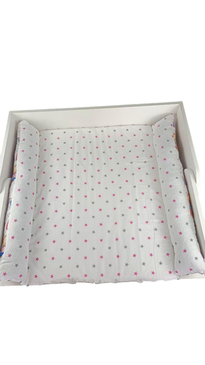 Пеленальный матрас двусторонний на детский комод с принтом Бегемот 90х70 см (1479) - фото 4 Пеленальный матрас двусторонний на детский комод с принтом Бегемот 90х70 см (1479) - фото 4