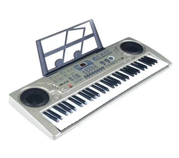 Детский синтезатор MQ-6168 61 клавиша с микрофоном