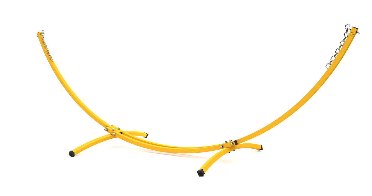 Стійка для двомісного гамака WCG металева з кріпленням для дому/дачі/саду Жовтий (WCGR-YL1) - фото 3