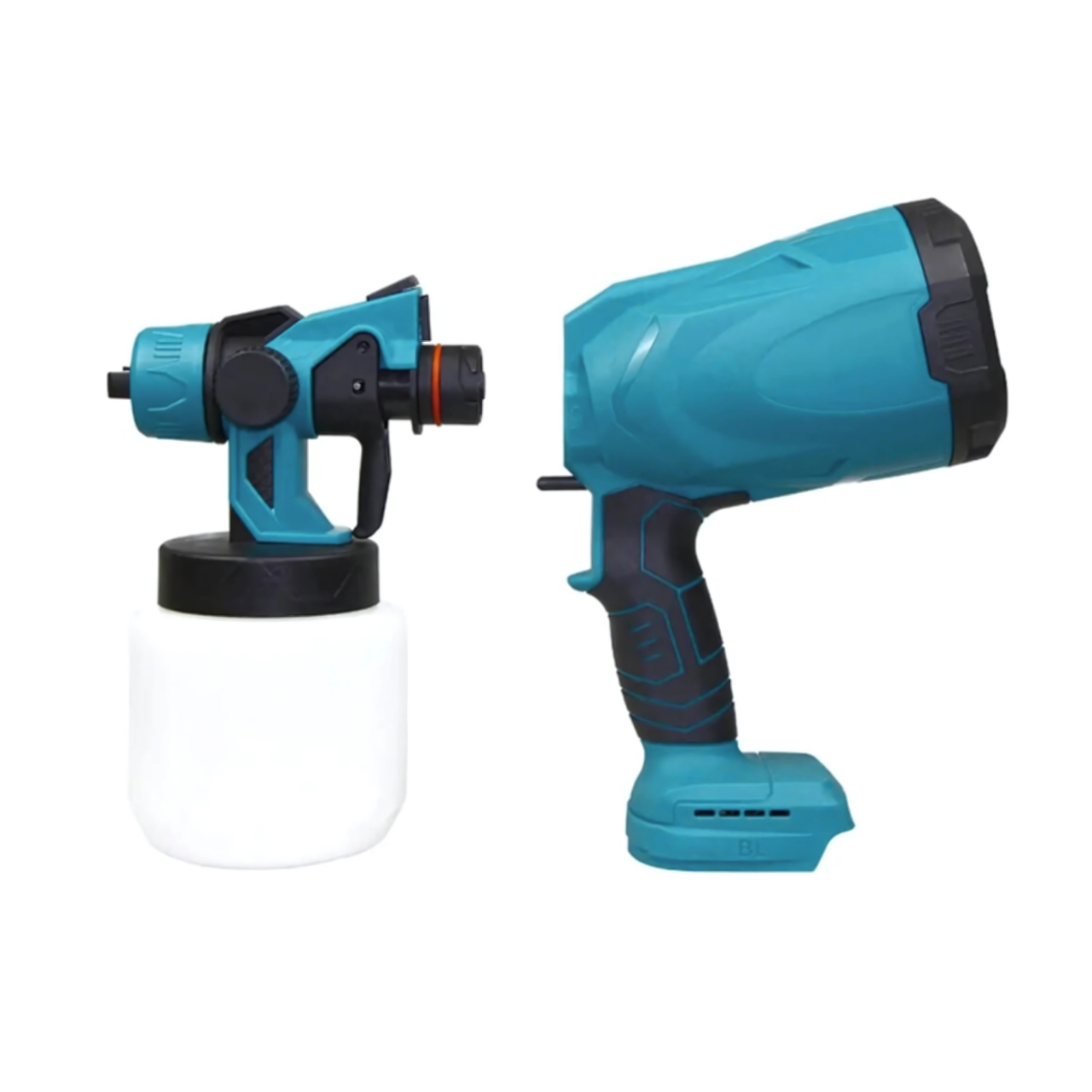 Краскопульт с баком беспроводной аккумуляторный 1000 мл 550 мл/мин 1 АКБ Голубой (7490742034)