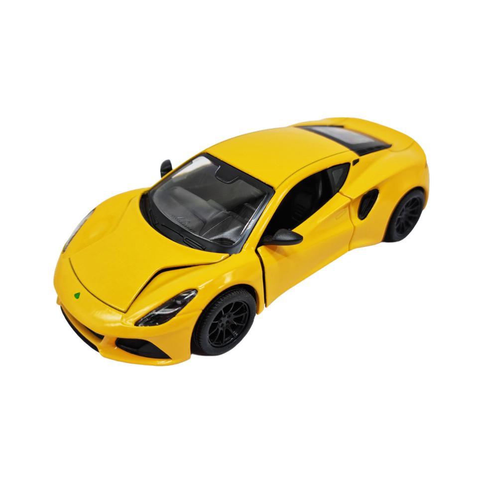 Машинка Інерційна lotus emira kinsmart kt5441w металева 13 см Жовтий (RLT33410s44246)