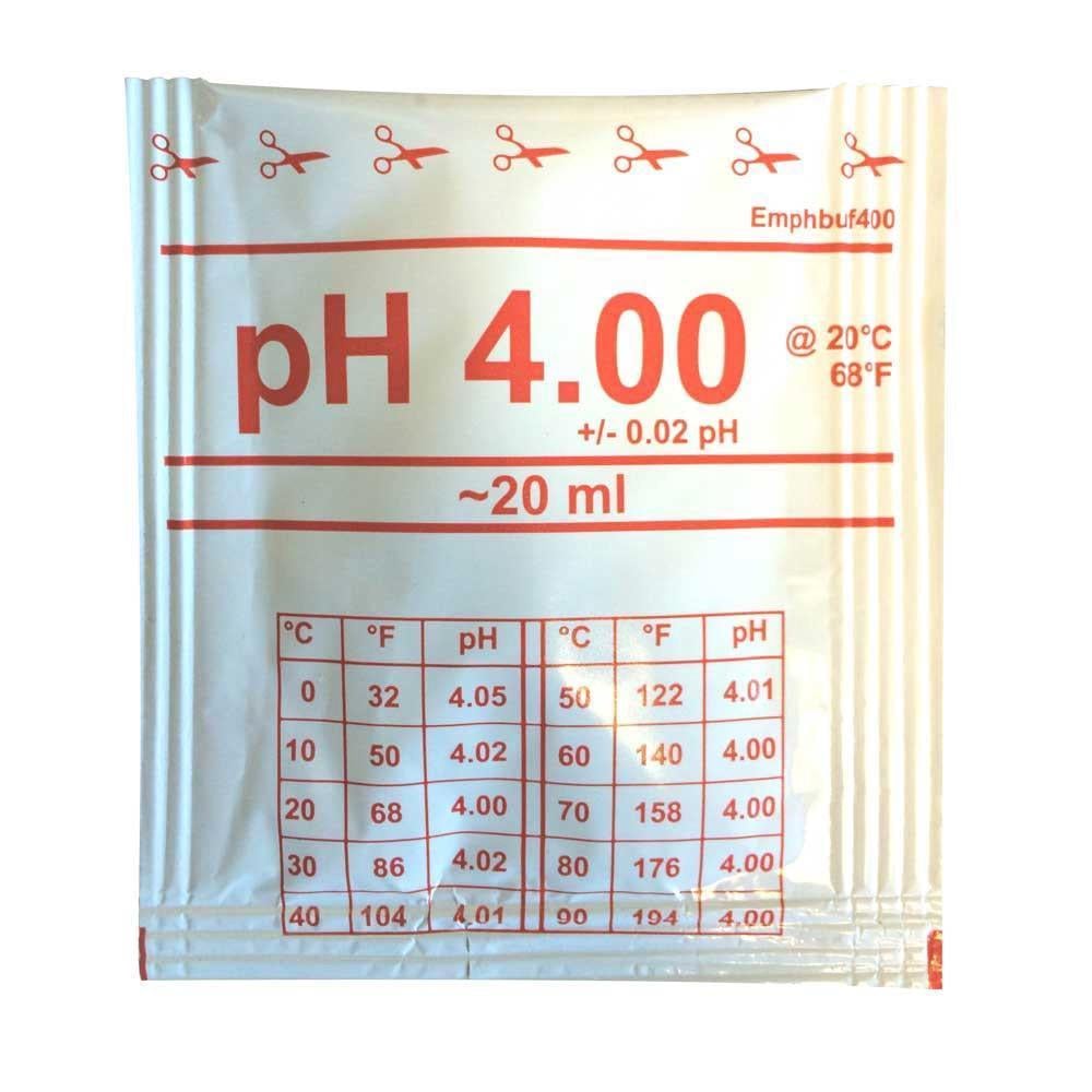 Калибровочный раствор Water-i.d. pH 4,00 20 мл (EMpHbuf400-20)