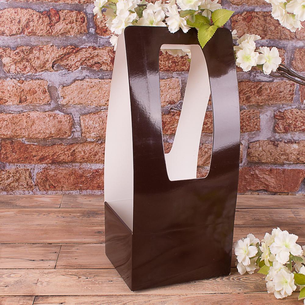 Пакет под цветы Коричневый (4273-2)
