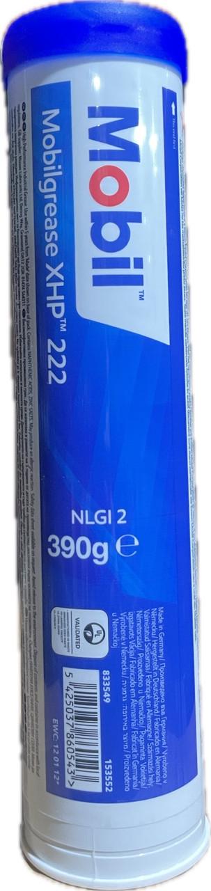 Масло синее пластичное mobilgrease XHP 222 390 мл (825437)