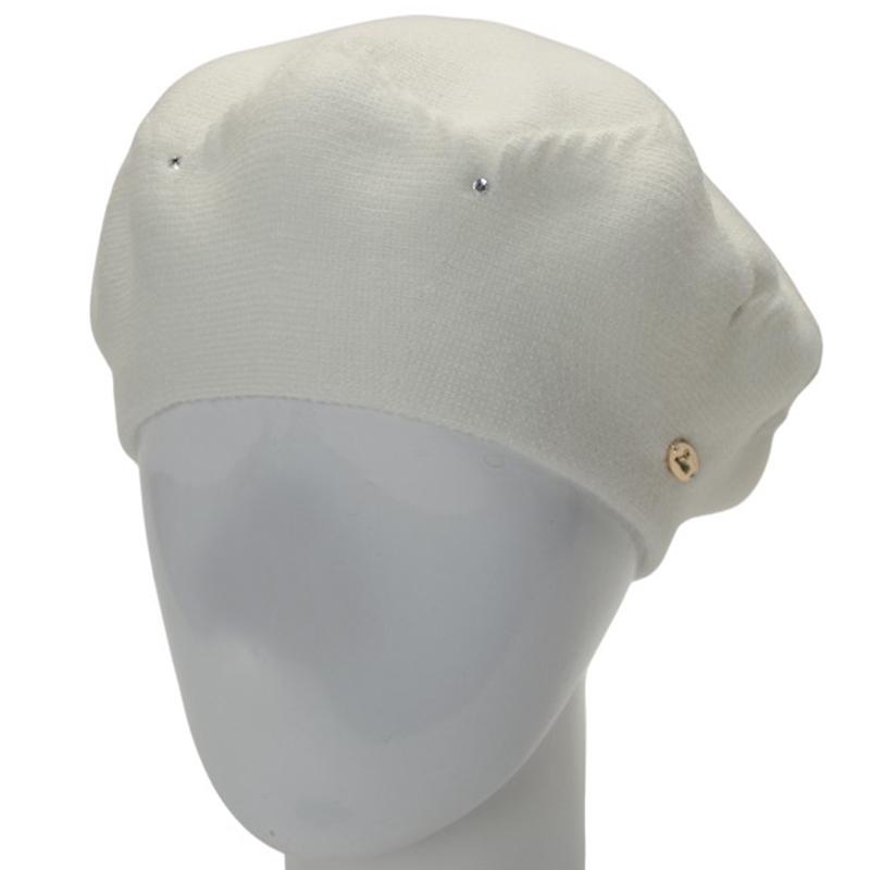 Берет женский двойной Lirus Алана универсальный Белый (276144)