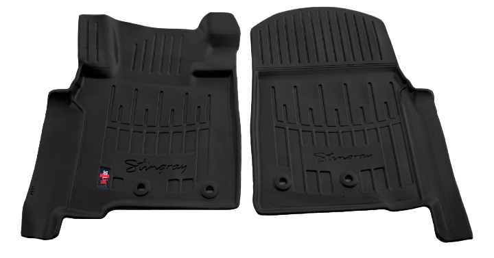 Коврики резиновые Stingray для Toyota Land Cruiser 200 2012-/Lexus LX URJ200 2012- с бортом ТЕП 2 шт. (5022042)