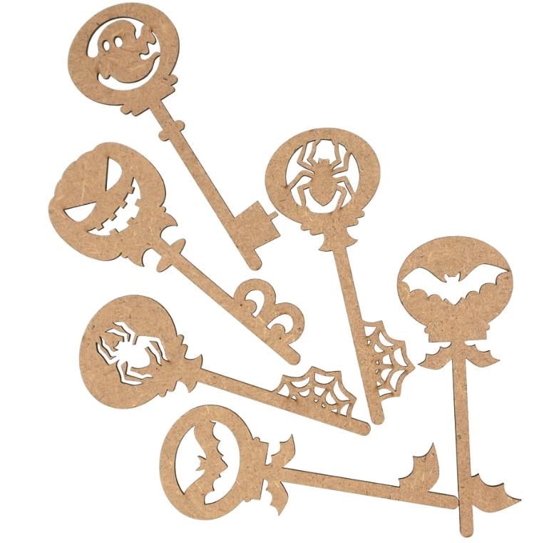 Набор для декупажа ROSA TALENT Ключи 1 13х5 см 6 шт.