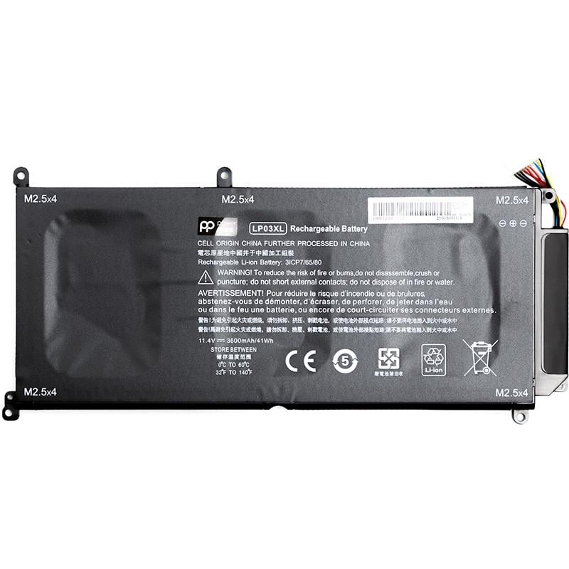 Аккумулятор Power для ноутбуков HP Envy 15T-AE Series LP03XL 11,4V 3600 mAh (2477884963)