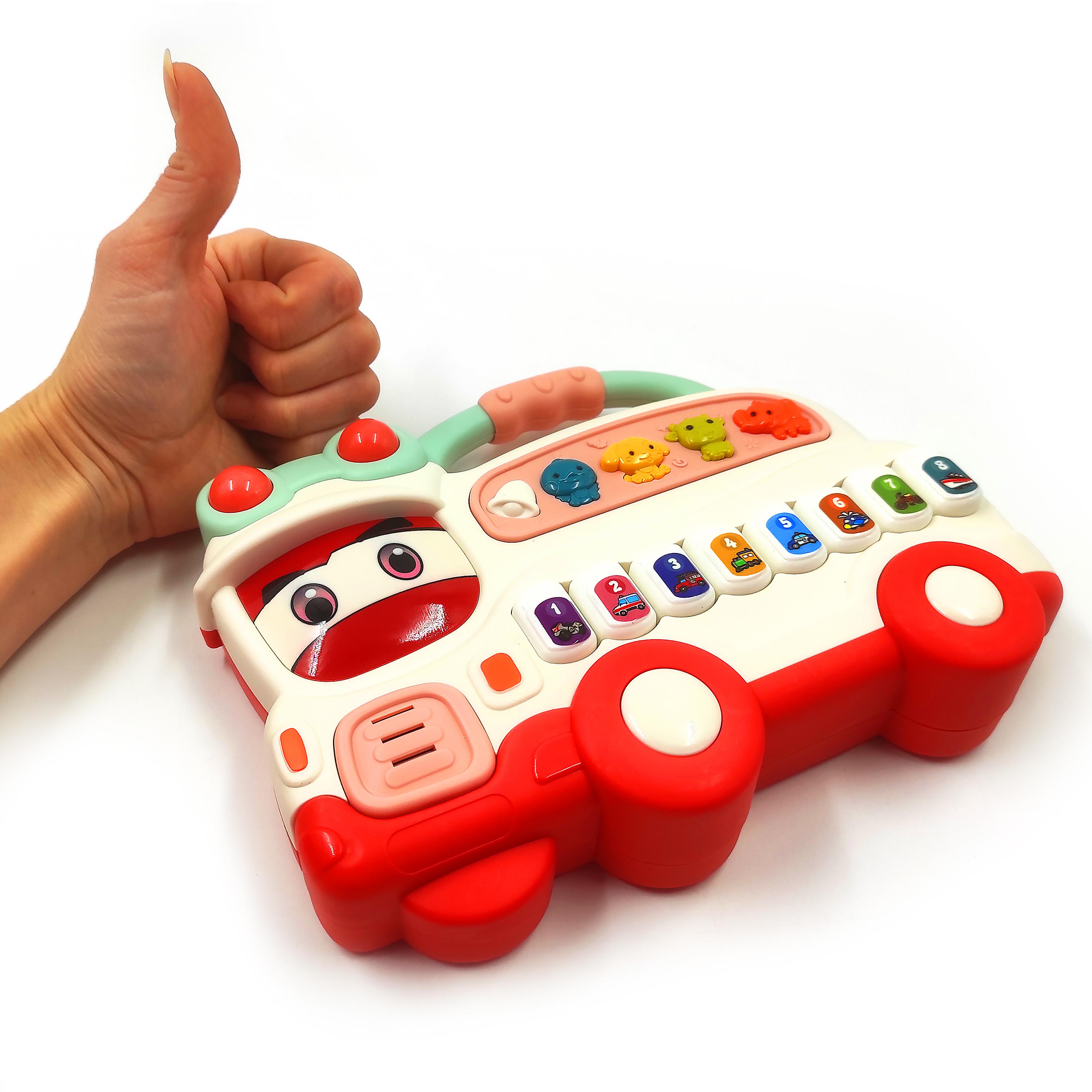 Автобус музичний TK Union Group 26 см Різнокольоровий (120563) - фото 8 Автобус музичний TK Union Group 26 см Різнокольоровий (120563) - фото 8